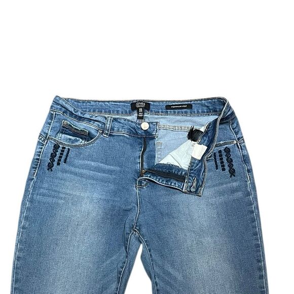 Jones New York Signature Women’s Madison Slim Ankle Denim Jeans, Size 12 - Picture 3 of 9